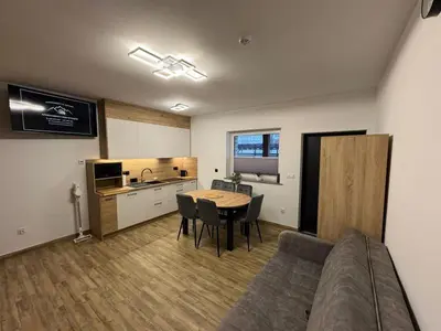Kuchnia lub aneks kuchenny w obiekcie Apartamenty w Kotlinie