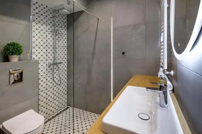 Łazienka w obiekcie RentPlanet - Apartament Jedności Narodowej II