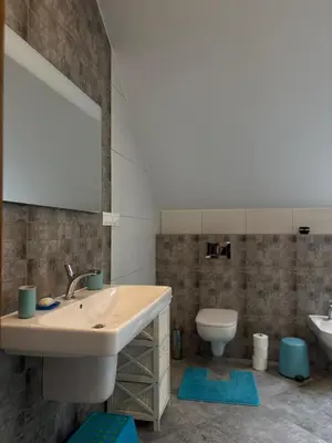 Łazienka w obiekcie Agroturystyka Ajmarya apartament