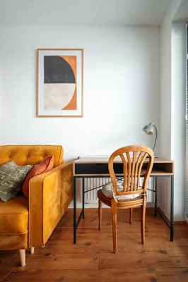 Część wypoczynkowa w obiekcie Miedziana - Apartament z balkonem, miejscem do pracy, wi-fi - Wrocław - Fair Rentals