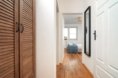 Plan piętra w obiekcie Miedziana - Apartament z balkonem, miejscem do pracy, wi-fi - Wrocław - Fair Rentals