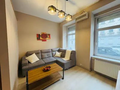 Część wypoczynkowa w obiekcie Brick Loft Szczęśliwa - Wrocław