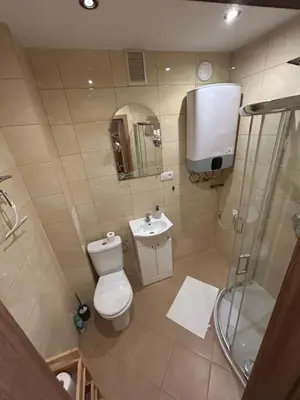 Łazienka w obiekcie kawalerka,apartament,mieszkanie