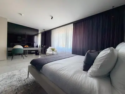 Łóżko lub łóżka w pokoju w obiekcie Hotel AP