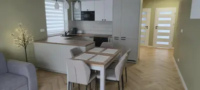 Kuchnia lub aneks kuchenny w obiekcie Melisowa Apartment Wrocław