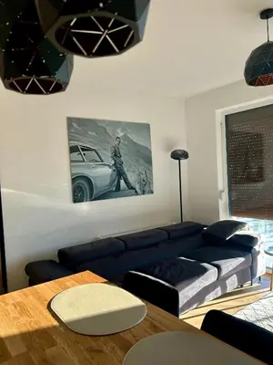 Część wypoczynkowa w obiekcie Apartament Bond