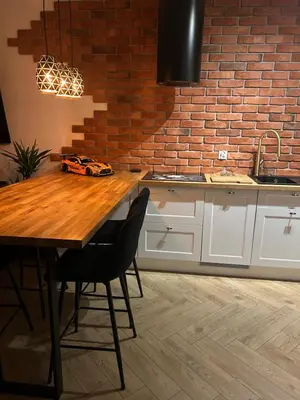 Kuchnia lub aneks kuchenny w obiekcie Apartament Bond