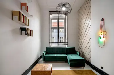 Część wypoczynkowa w obiekcie RentPlanet - Studio Lelewela