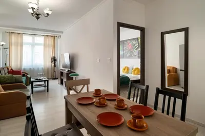 Część wypoczynkowa w obiekcie RentPlanet - Apartament Pomorska