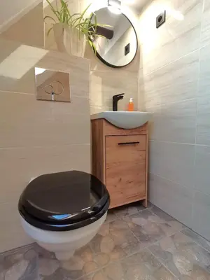 Łazienka w obiekcie Apartament dla Cyfrowych Nomadów z miejscem pracy