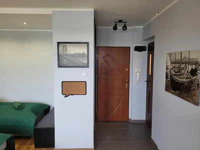 Część wypoczynkowa w obiekcie Komfortowe Studio Andromedy, darmowy parking