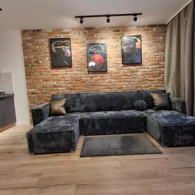 Część wypoczynkowa w obiekcie Przytulny Apartament Lelewela 2