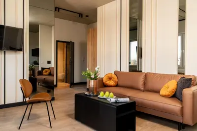 Część wypoczynkowa w obiekcie ApartHotel S8 - Apartamenty Wrocław
