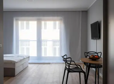 Telewizja i/lub zestaw kina domowego w obiekcie ProperUNIT Krawiecka Old Town Studio with AC