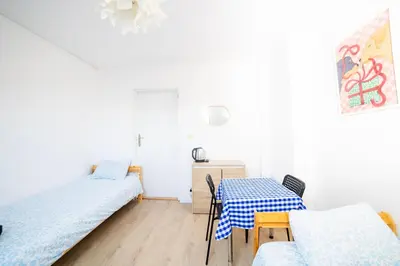 Część wypoczynkowa w obiekcie Hostel Jamnik