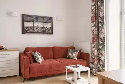 Część wypoczynkowa w obiekcie ProperUNIT Old Town Loft Apartment with Balcony