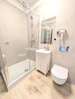 Łazienka w obiekcie Apartament Podgórze Wałbrzych