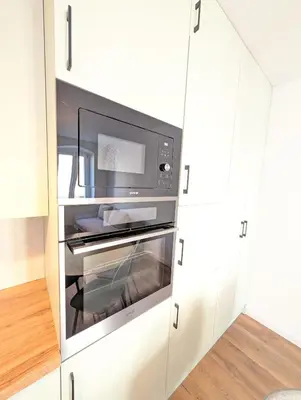 Kuchnia lub aneks kuchenny w obiekcie Apartament Podgórze Wałbrzych