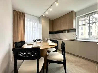 Kuchnia lub aneks kuchenny w obiekcie 1 Maja Apartment - Self check-in 20h - 300m Train Station