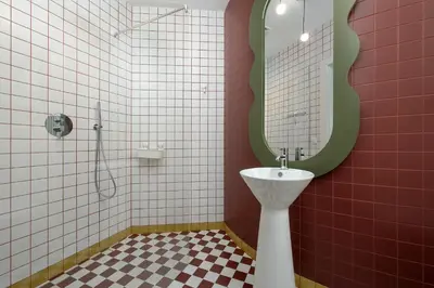 Łazienka w obiekcie Unique Studio Close to the City Center with Balcony by Noclegi Renters