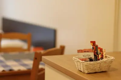Łóżko lub łóżka w pokoju w obiekcie Wood Creek Apartments