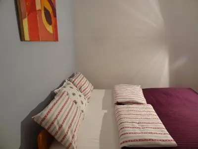 Łóżko lub łóżka w pokoju w obiekcie Apartamenty Polna