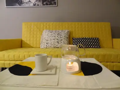 Część wypoczynkowa w obiekcie Apartamenty Polna