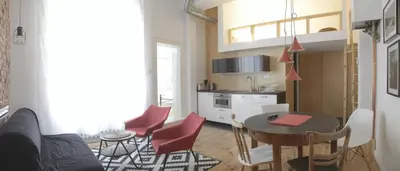 Kuchnia lub aneks kuchenny w obiekcie Apartment Rzeznicza