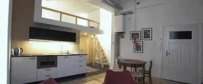 Kuchnia lub aneks kuchenny w obiekcie Apartment Rzeznicza