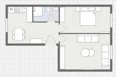 Plan piętra w obiekcie Apartment Kuźnicza Wroclaw Old Town