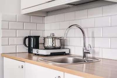 Kuchnia lub aneks kuchenny w obiekcie Apartament Parkowy w Polanicy Zdrój