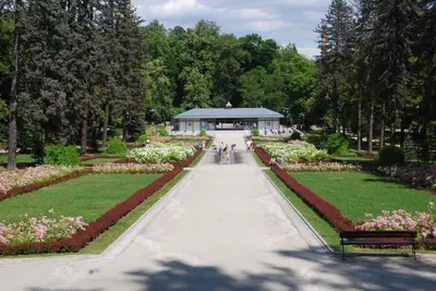 Ogród w obiekcie Apartament Parkowy w Polanicy Zdrój