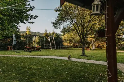 Ogród w obiekcie Domek 