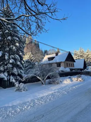 Obiekt Ranczo Frodyma zimą