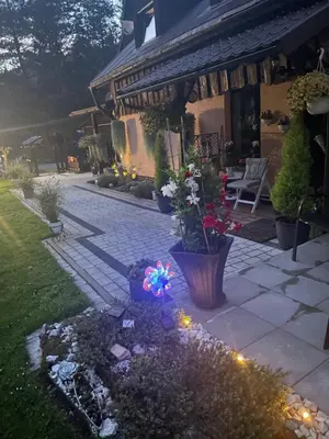 Ogród w obiekcie Ranczo Frodyma