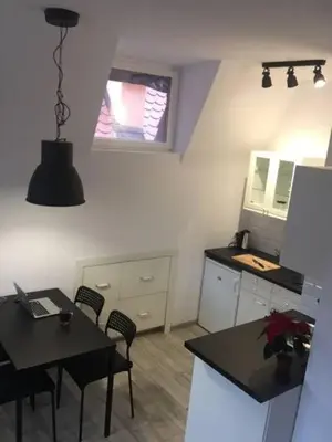 Kuchnia lub aneks kuchenny w obiekcie Mieszkanie Na Placu Solnym