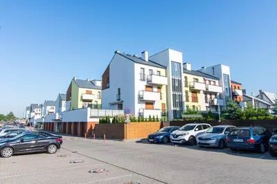 Budynek, w którym mieści się apartament
