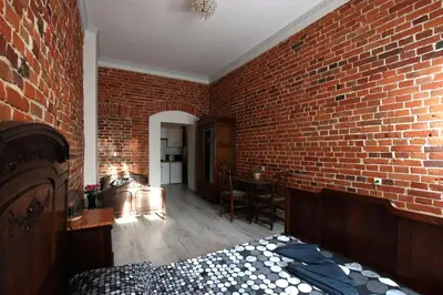Łóżko lub łóżka w pokoju w obiekcie Vanilla Hostel Wrocław