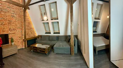 Część wypoczynkowa w obiekcie Apartamenty Młyńska 4