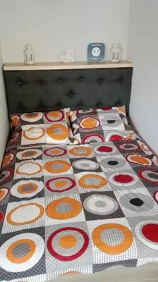 Łóżko lub łóżka w pokoju w obiekcie Studio Pionier