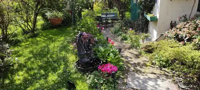 Ogród w obiekcie Słoneczne apartamenty