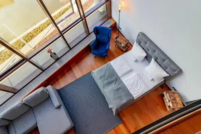 Część wypoczynkowa w obiekcie Boogie Apartments