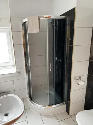 Łazienka w obiekcie Hotel Lubavia