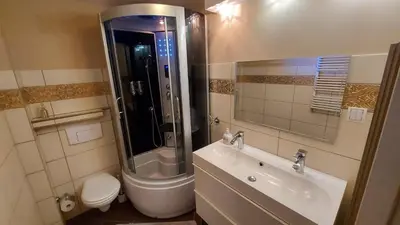 Łazienka w obiekcie Apartamenty Stokrotka