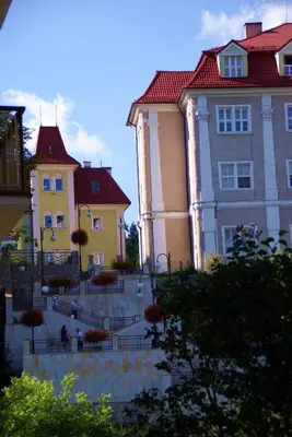 Budynek, w którym mieści się apartament