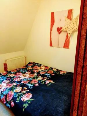 Łóżko lub łóżka w pokoju w obiekcie Apartament Milena