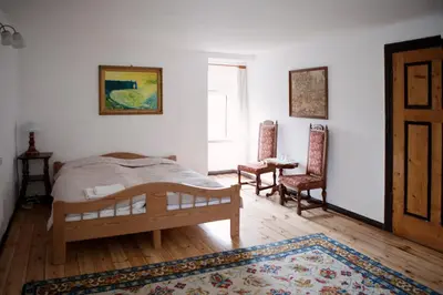 Łóżko lub łóżka w pokoju w obiekcie Villa Navigator