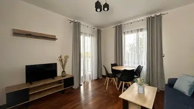 Telewizja i/lub zestaw kina domowego w obiekcie Mala Italia Apartments