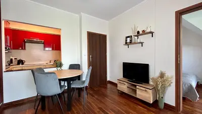 Kuchnia lub aneks kuchenny w obiekcie Mala Italia Apartments