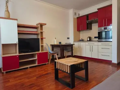 Kuchnia lub aneks kuchenny w obiekcie Mala Italia Apartments